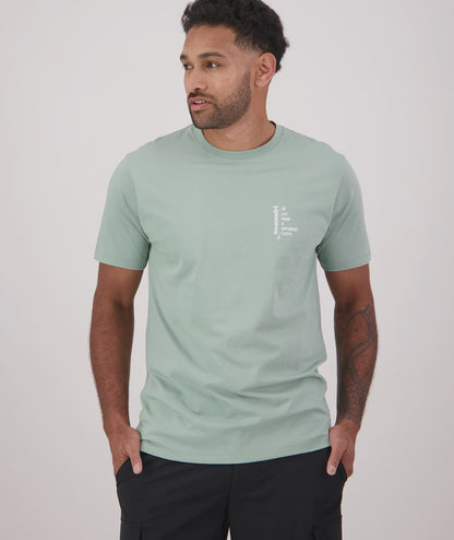 Black Sheep Ms T Shirt Seafoam/Ecru - Swanndri