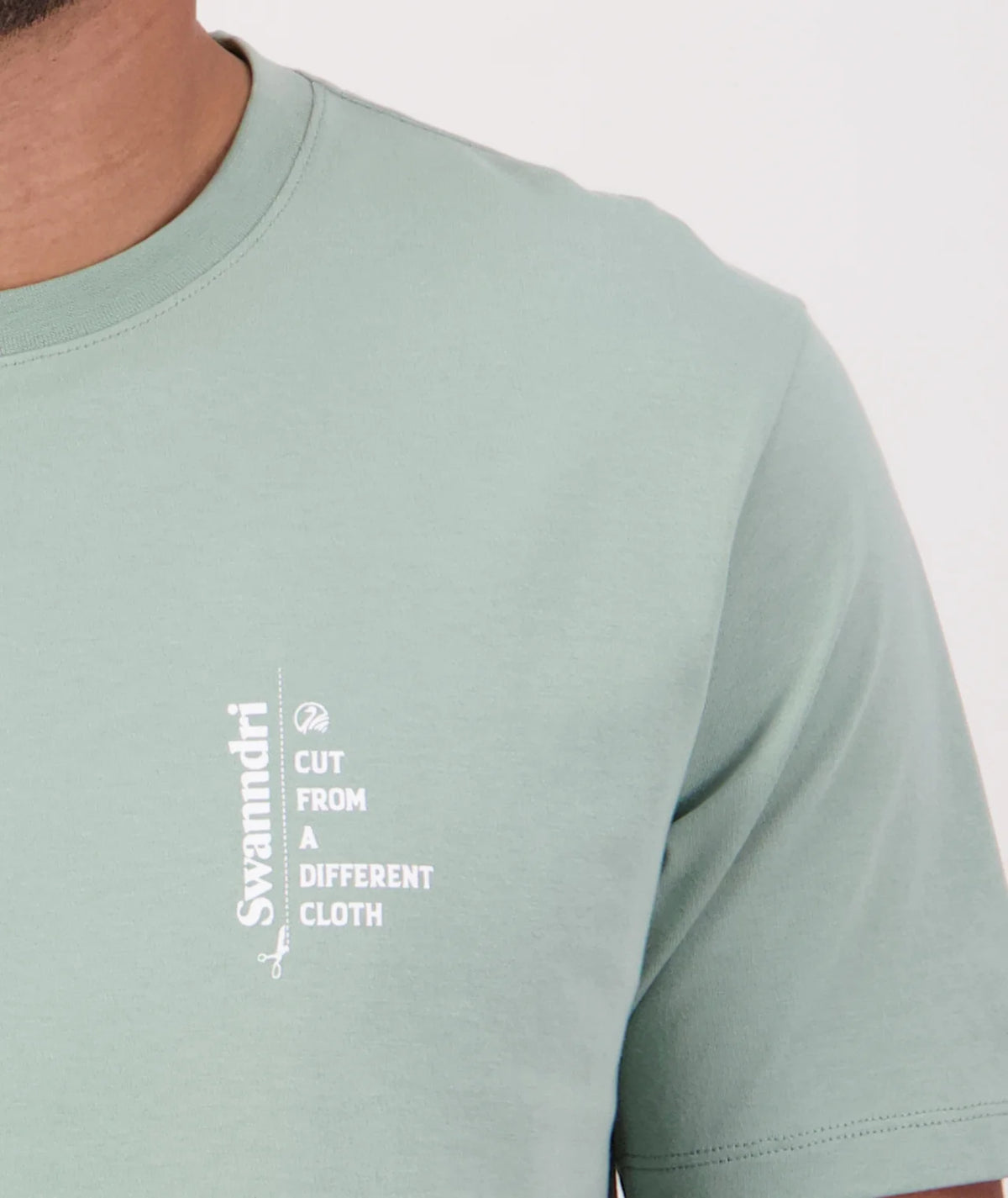 Black Sheep Ms T Shirt Seafoam/Ecru - Swanndri