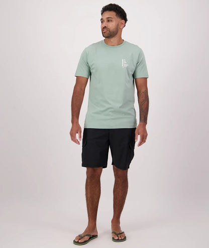 Black Sheep Ms T Shirt Seafoam/Ecru - Swanndri