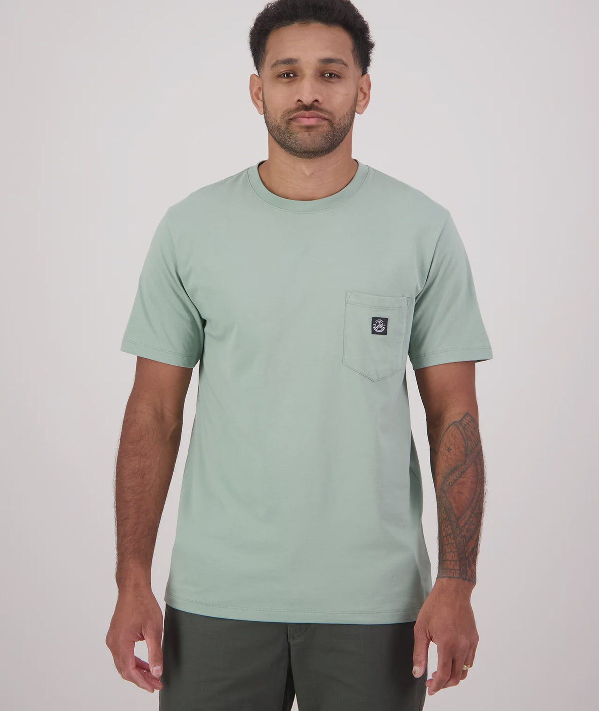 Duval V4 Plain Pocket T-Shirt Seafoam - Swanndri