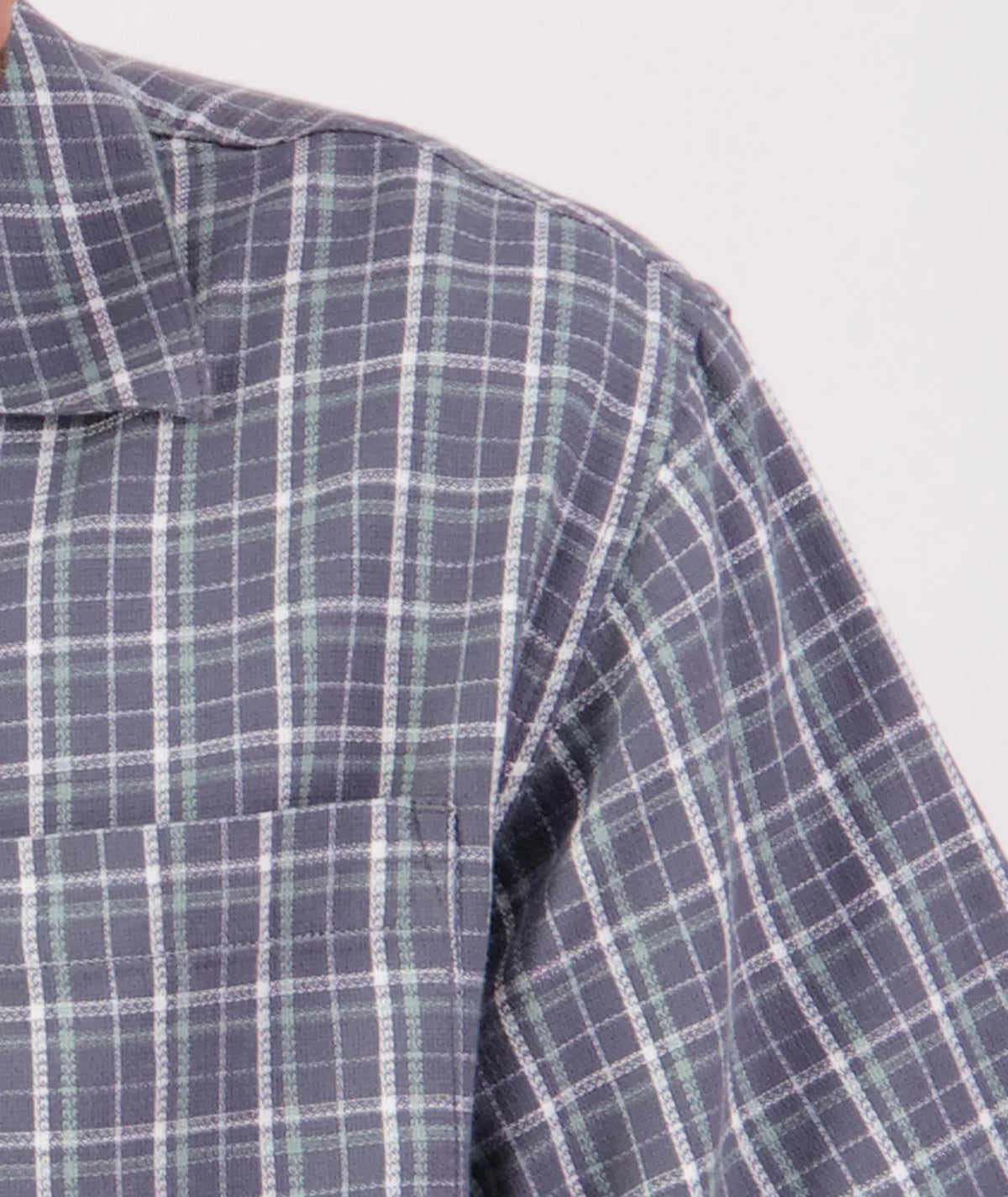 Russell Shirt Shadow/Seafoam Grid - Swanndri