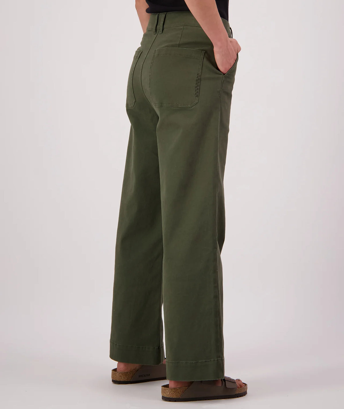 Naval Wide Leg Jean Olive - Swanndri