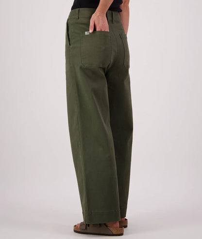 Naval Wide Leg Jean Olive - Swanndri