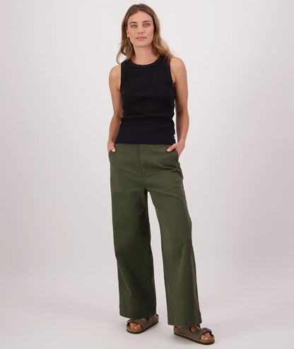 Naval Wide Leg Jean Olive - Swanndri
