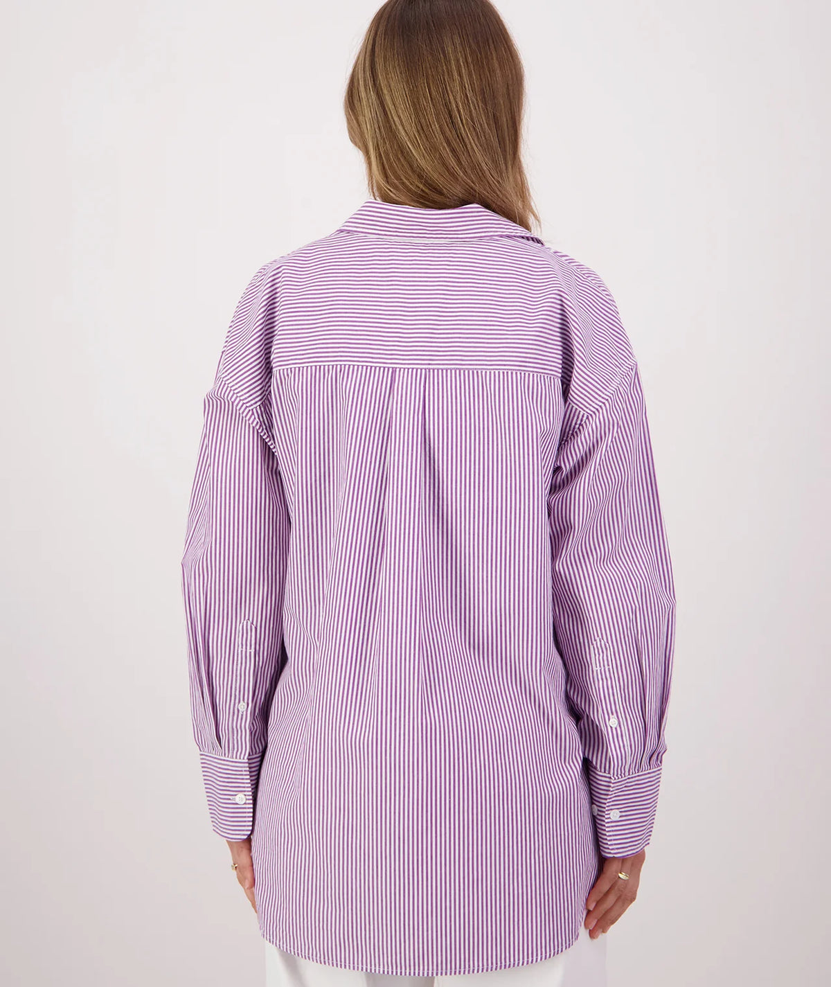 Sienna L/S Shirt Lilac Stripe - Swanndri