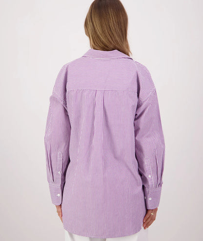 Sienna L/S Shirt Lilac Stripe - Swanndri