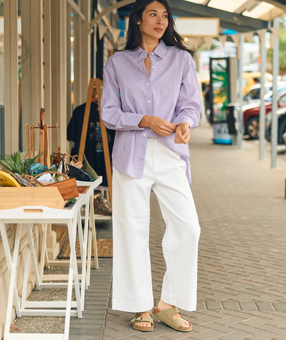 Sienna L/S Shirt Lilac Stripe - Swanndri