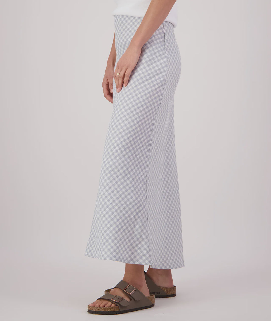 Tarras Skirt Iceberg Gingham - Swanndri