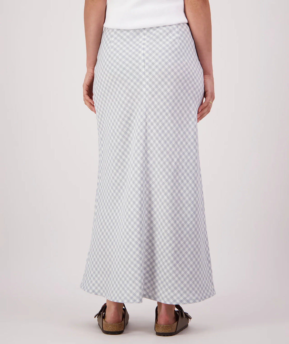 Tarras Skirt Iceberg Gingham - Swanndri