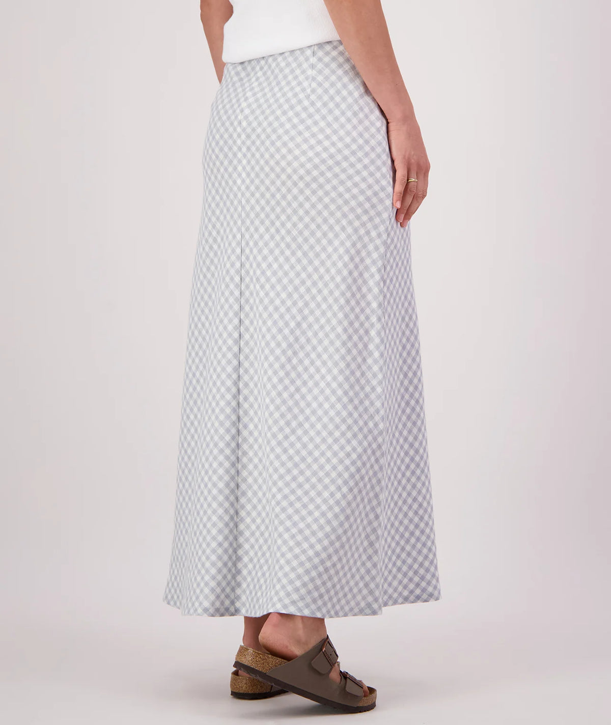 Tarras Skirt Iceberg Gingham - Swanndri