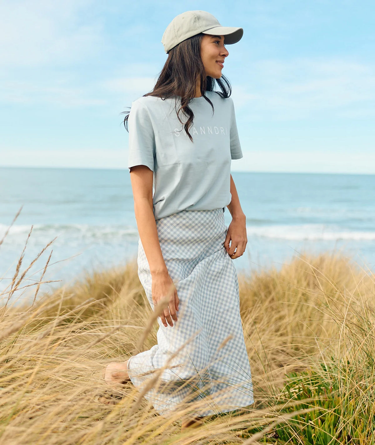 Tarras Skirt Iceberg Gingham - Swanndri