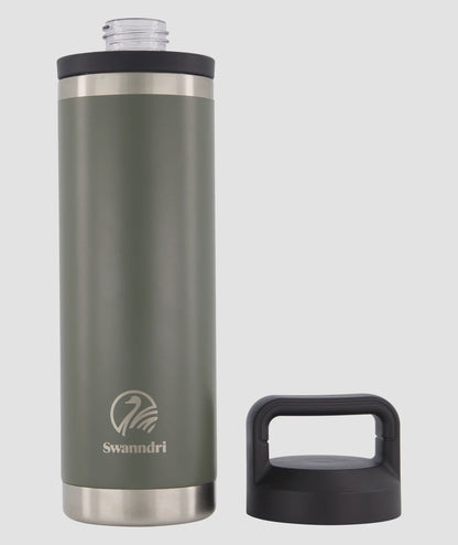 Water Bottle 600ml Dark Olive - Swanndri