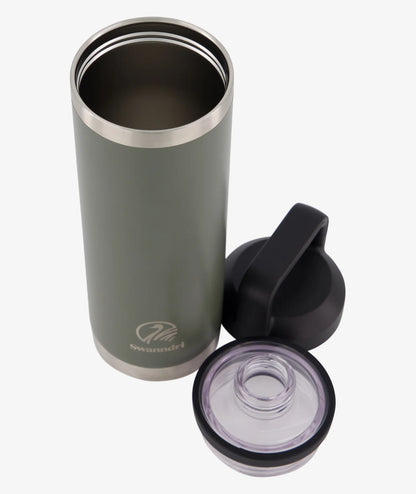 Water Bottle 600ml Dark Olive - Swanndri