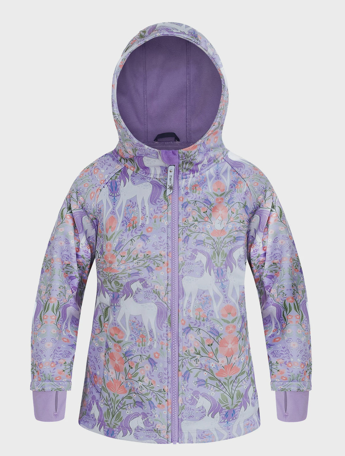 All-Weather Hoodie Raincoat Mystic Garden - Therm