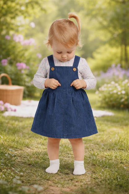 Pinafore Denim Tiny Twig