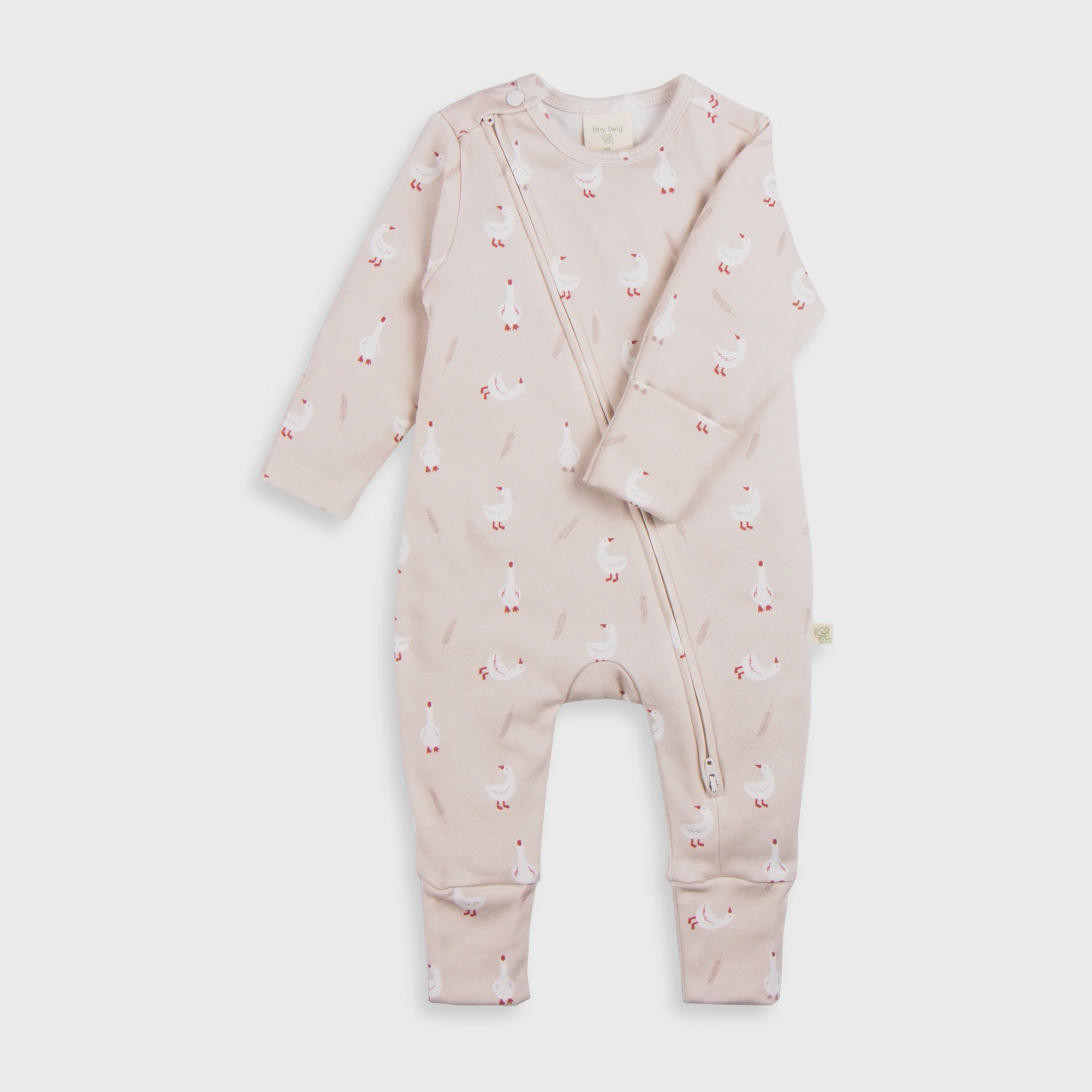 Zipsuit L/S Goodness Gracious Geese Tiny Twig