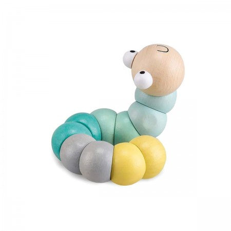 Wooden Wiggly Worms Pastel Toy (assorted)