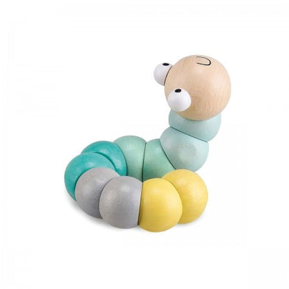 Wooden Wiggly Worms Pastel Toy (assorted)
