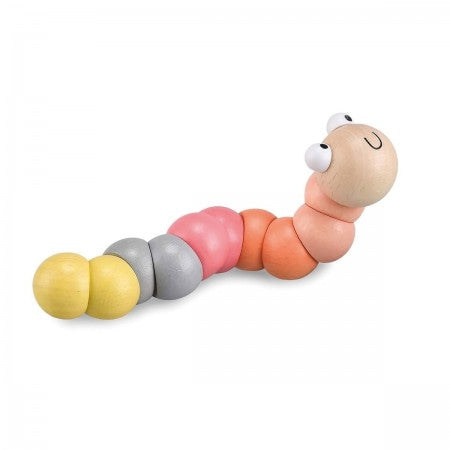 Wooden Wiggly Worms Pastel Toy (assorted)