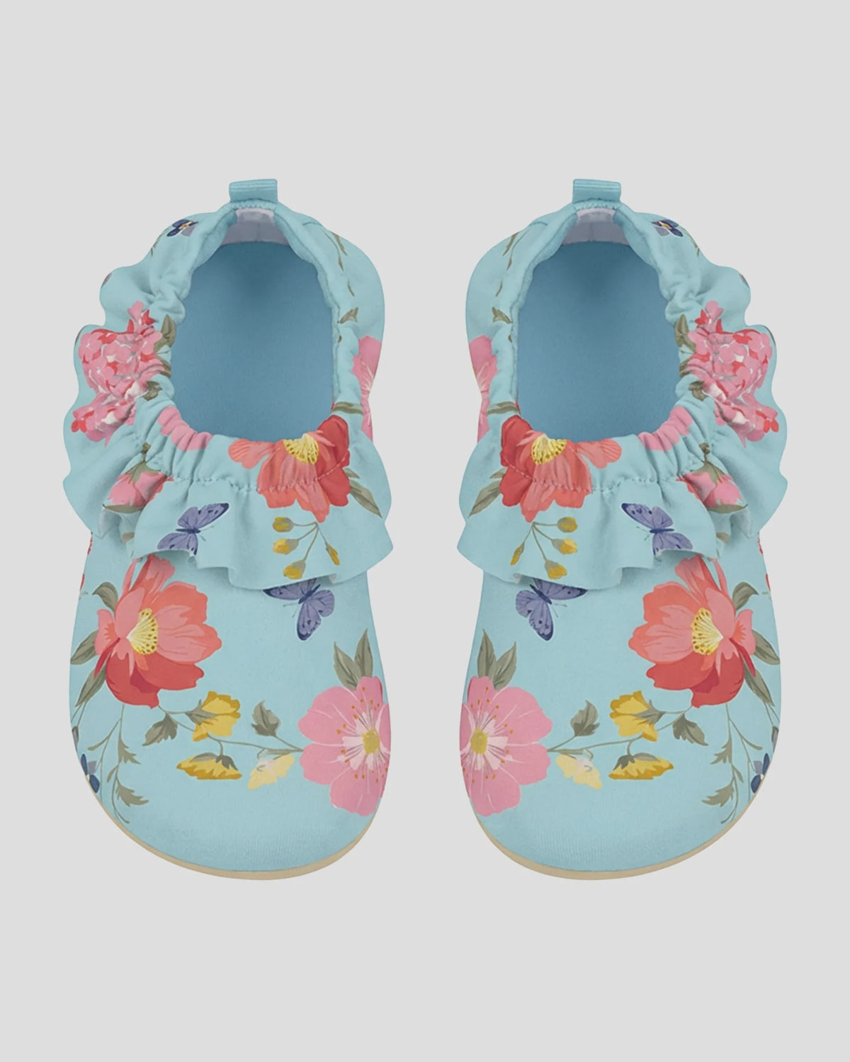 Swim Water Shoes - Twinkle Aqua Garden UPF 50+ - Toshi