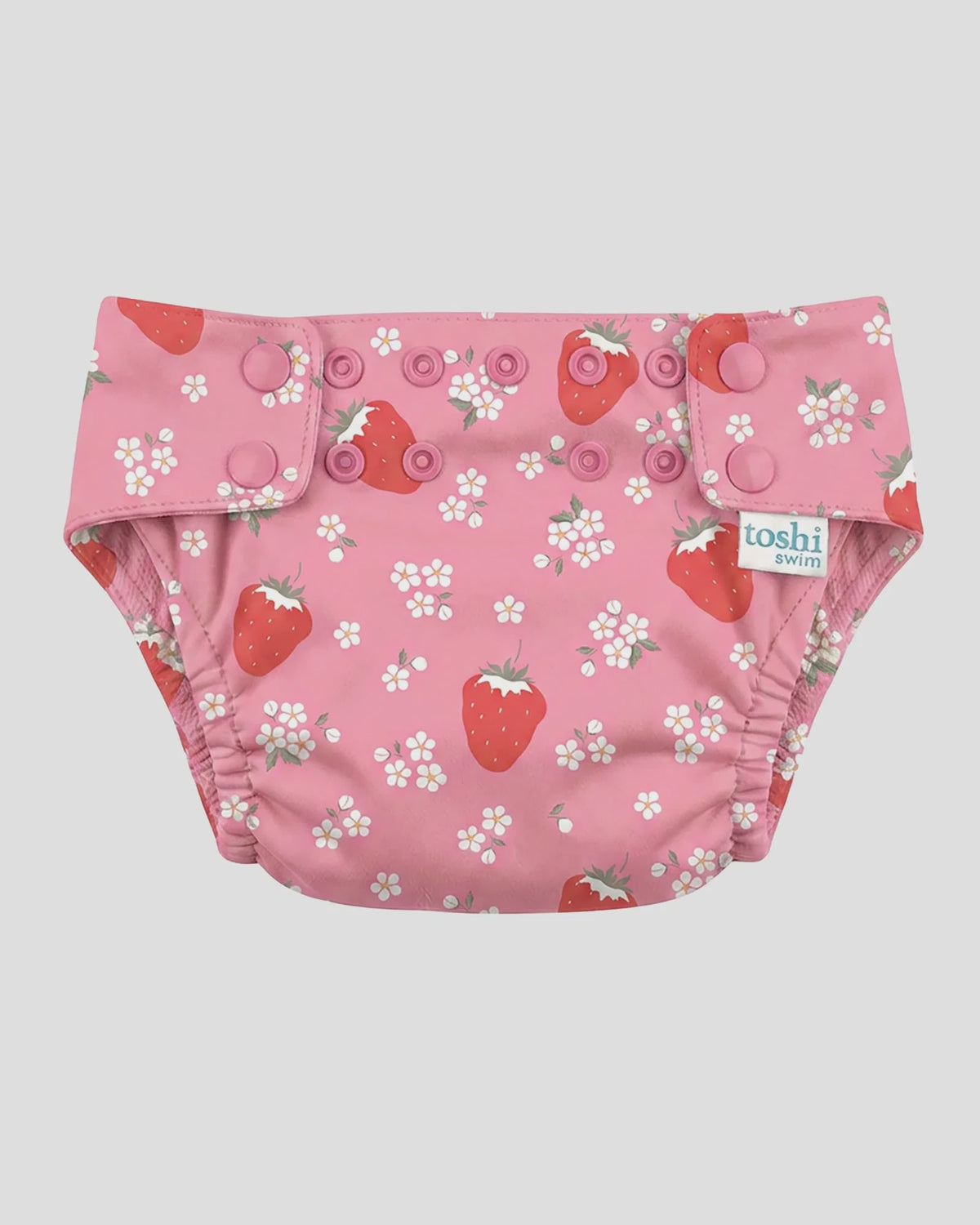 Reusable Swim Nappy Twinkle Strawberry - Toshi
