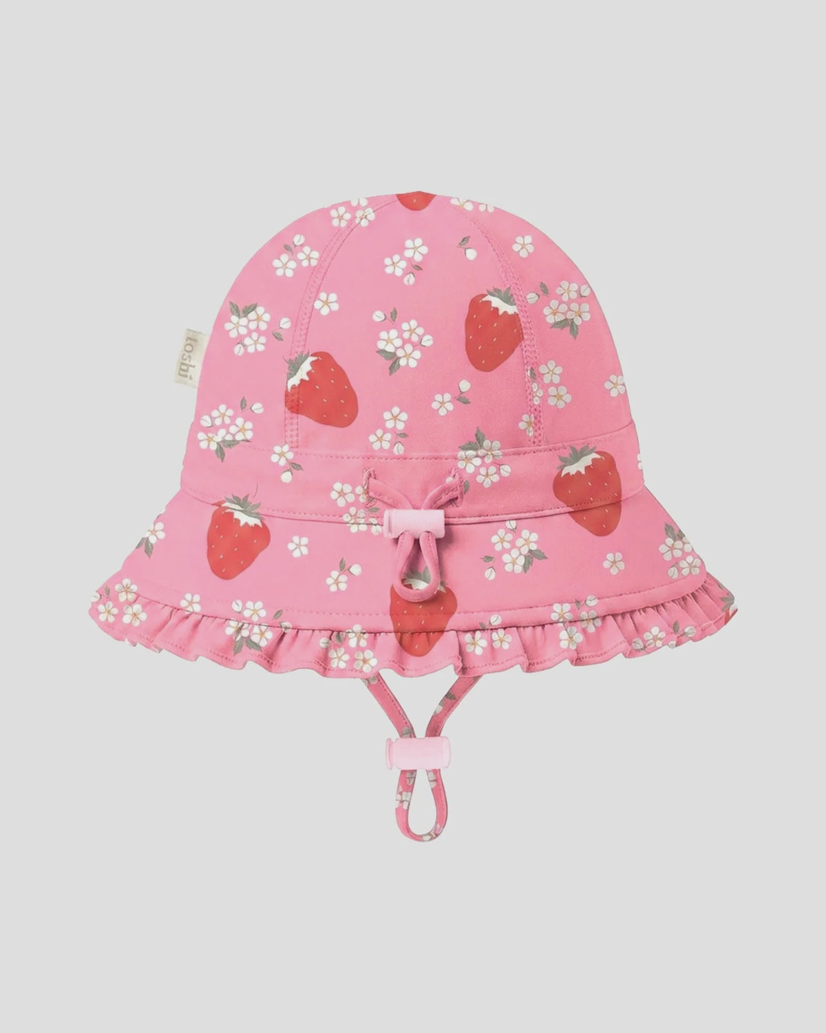 Swim Bell Hat Twinkle Strawberry - Toshi