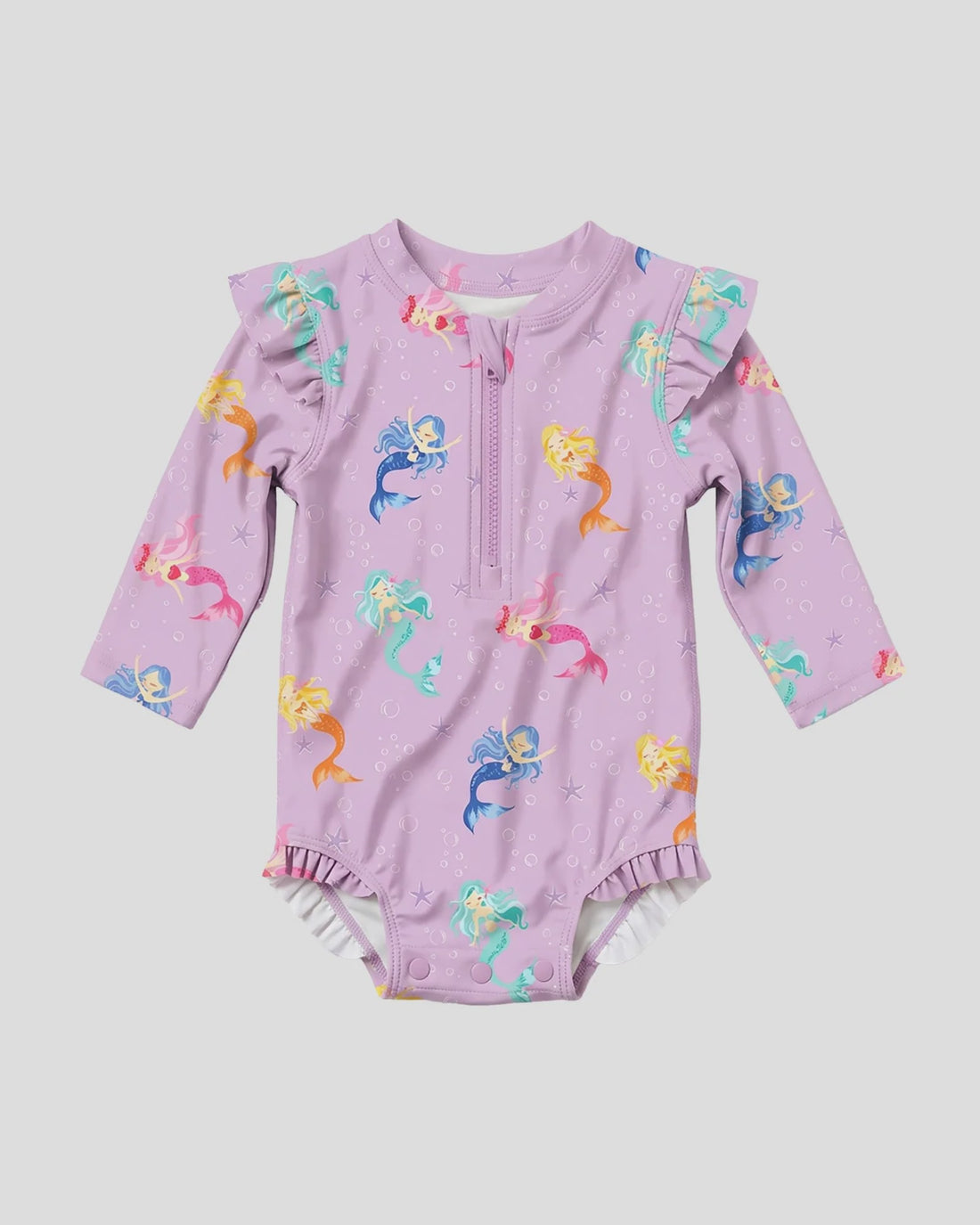 Swim Onesie L/S Twinkle Princess Mermaid - Toshi
