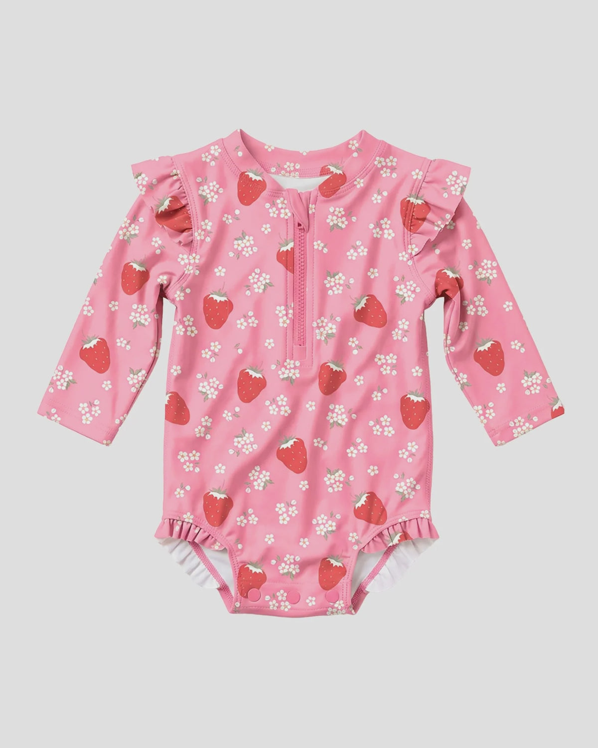 Swim Onesie L/S Twinkle Strawberry - Toshi
