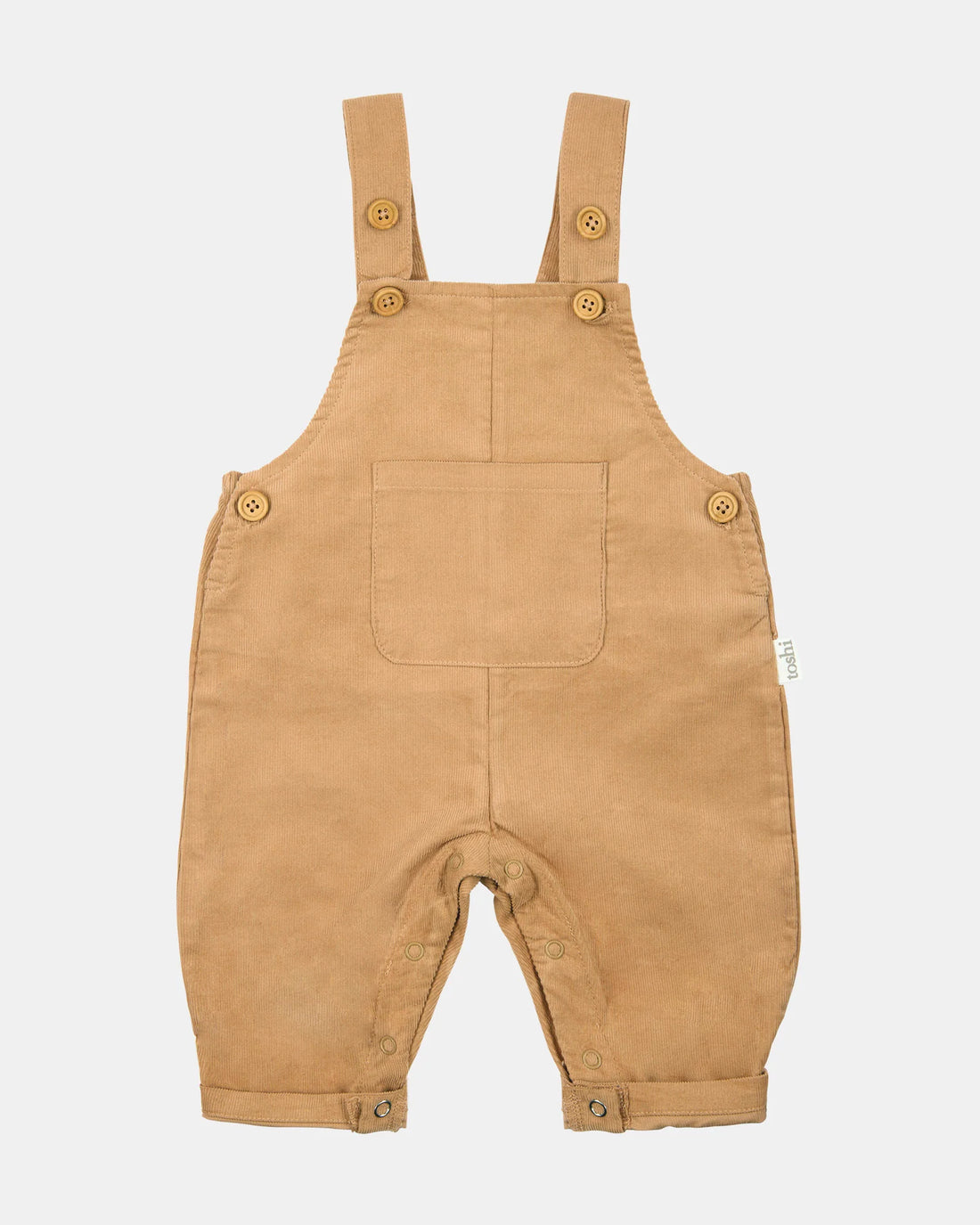 Baby Overalls Corduroy Quincy Driftwood Toshi