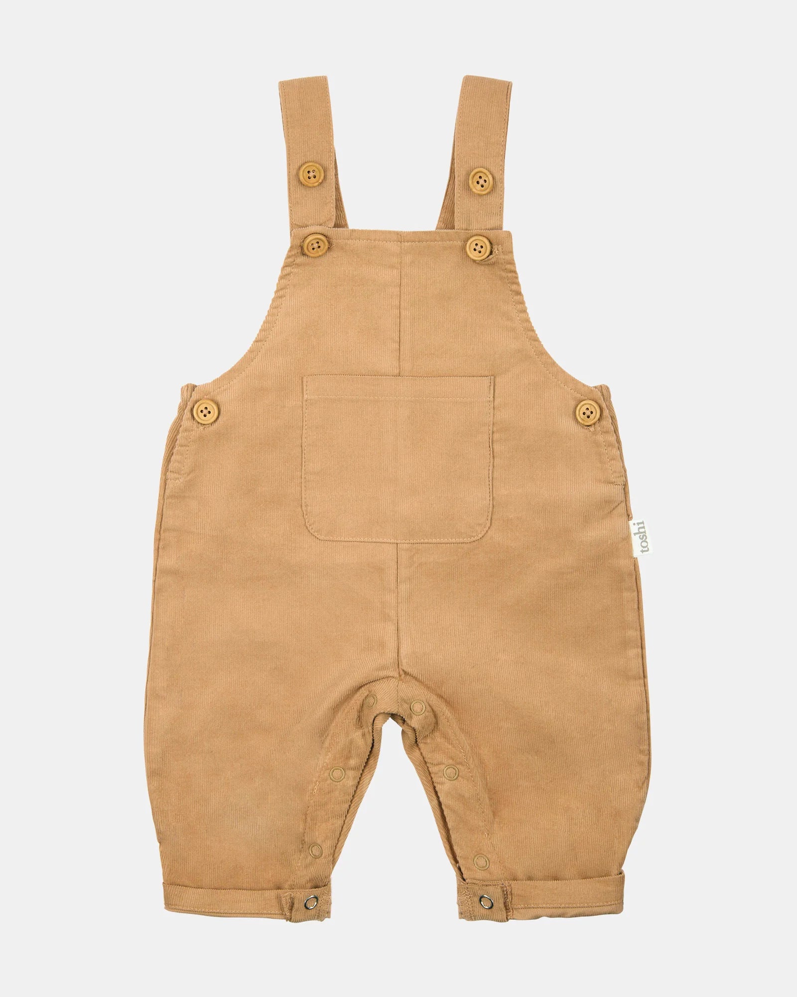 Baby Overalls Corduroy Quincy Driftwood Toshi