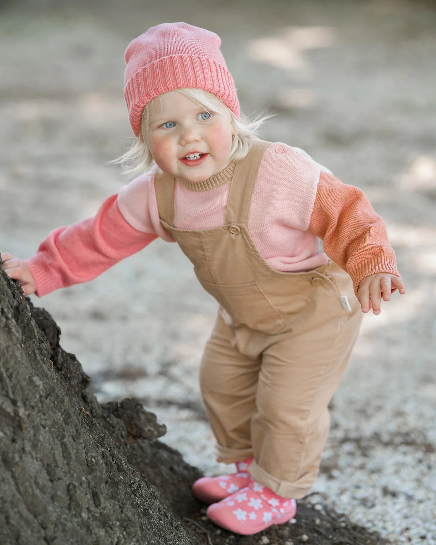 Baby Overalls Corduroy Quincy Driftwood Toshi