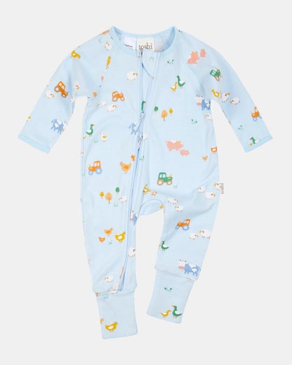 Onesie L/S Harvest Farm Buddies Toshi