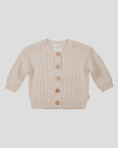 Organic Cardigan Yummy Oatmeal Toshi
