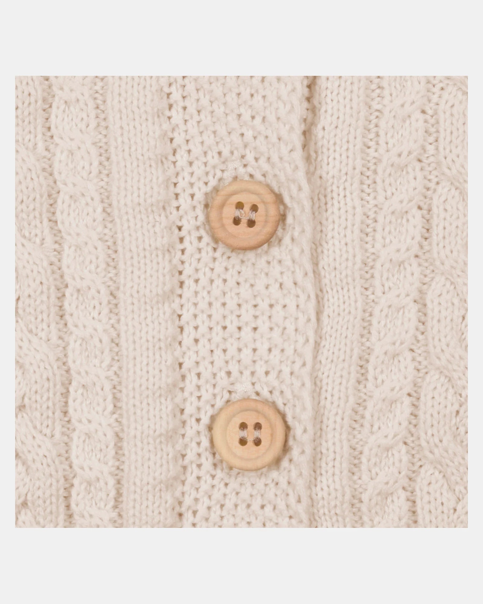 Organic Cardigan Yummy Oatmeal Toshi