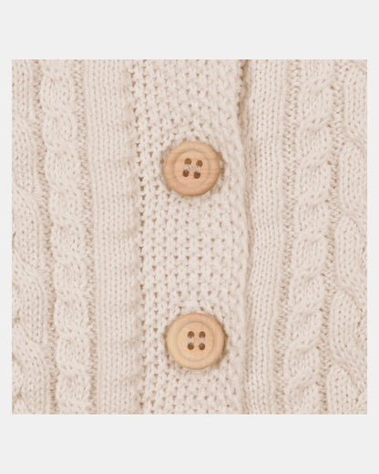Organic Cardigan Yummy Oatmeal Toshi