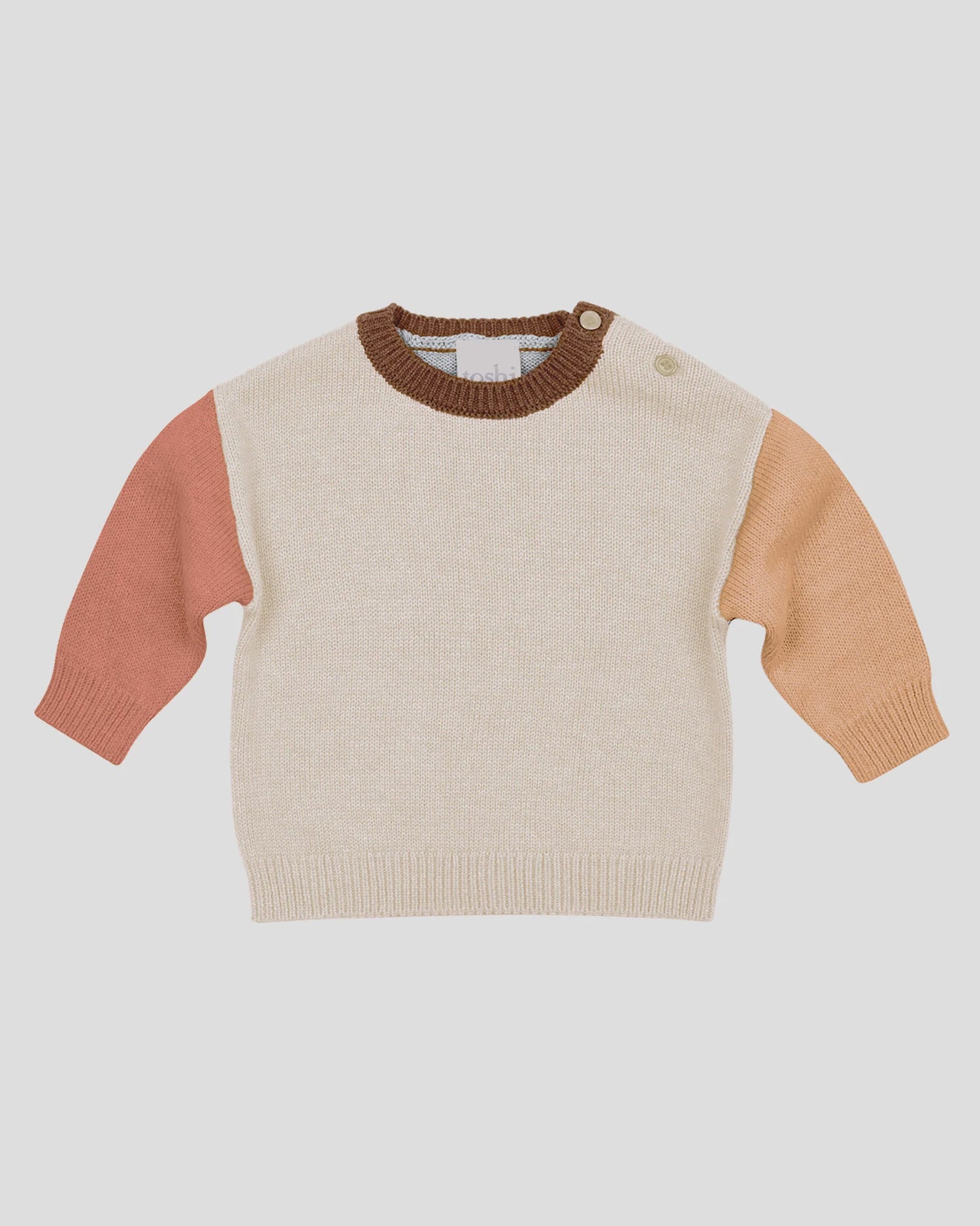 Organic Pullover Bobby Oatmeal Toshi