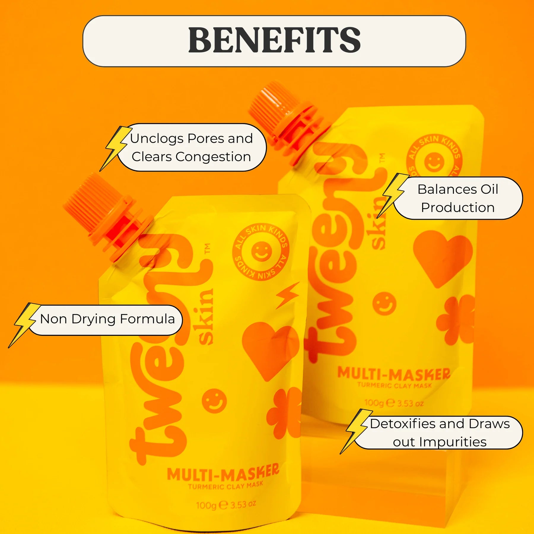 Multi-Masker Turmeric Clay Mask Tweeny Skin