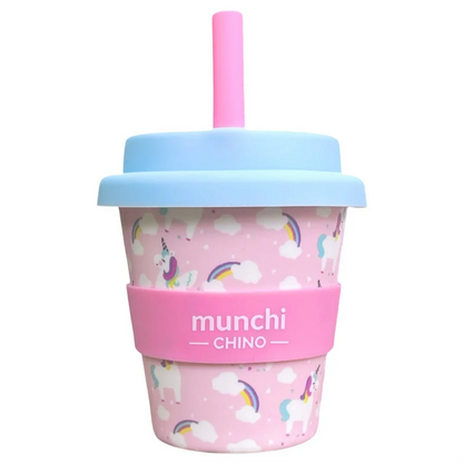Munchi Babychino Cup w/ Silicone Straw (4oz)