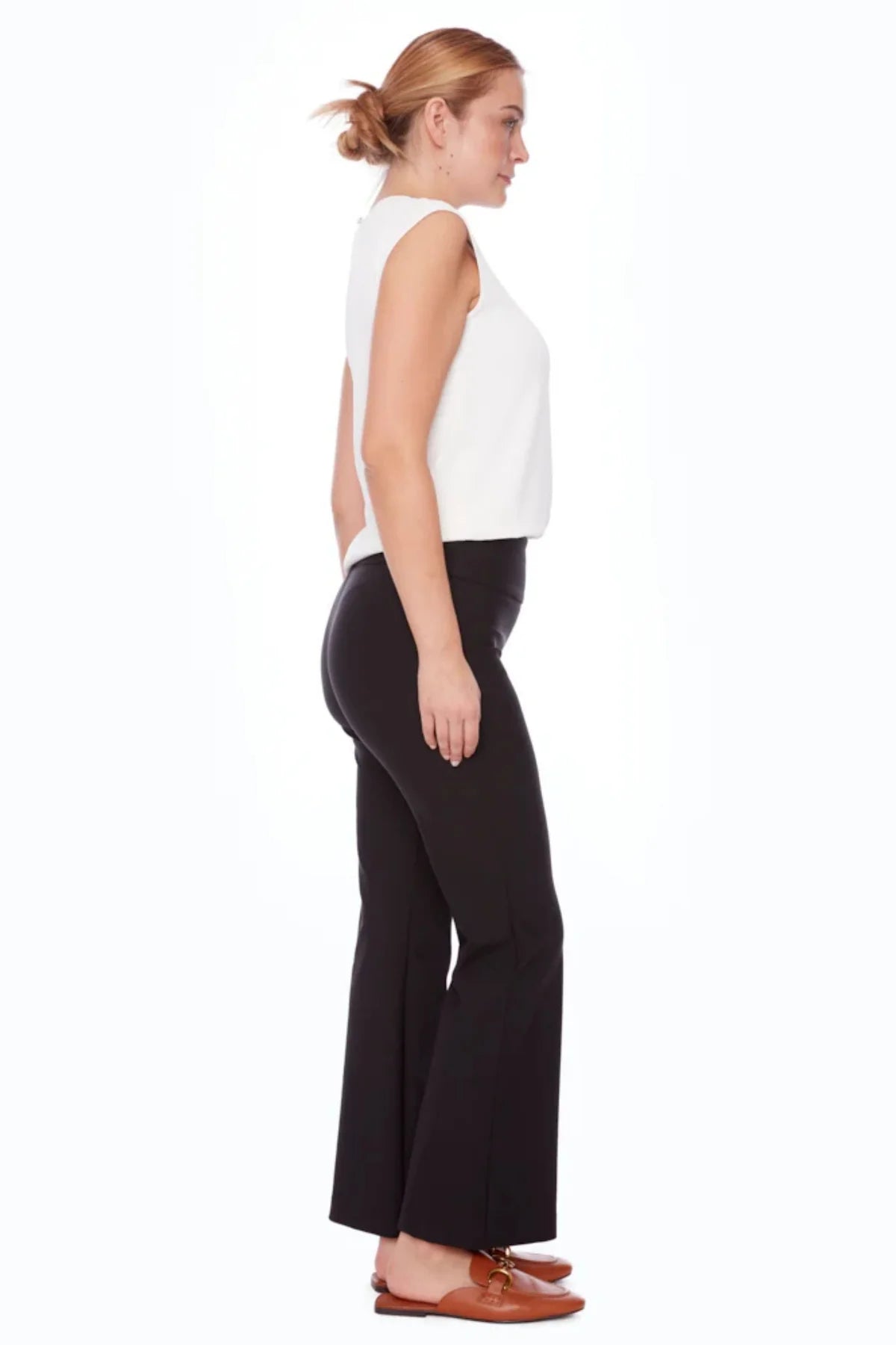 Precision Ponte Full-Length Bootcut Pant Up!