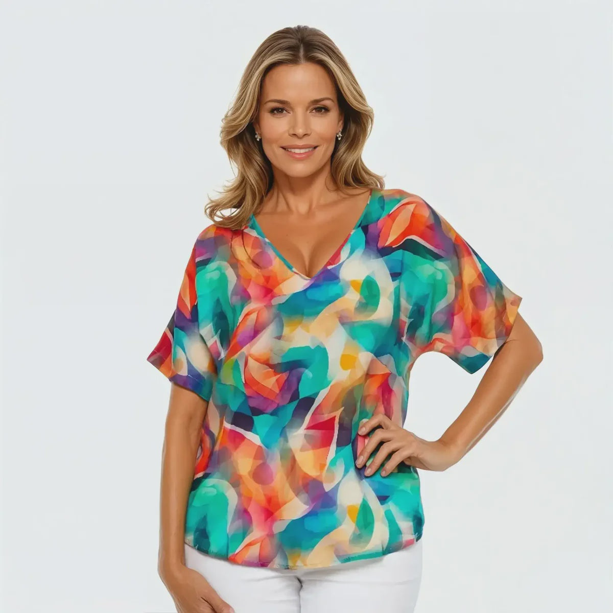 Claire Powell V-Neck T-Shirt - Shine