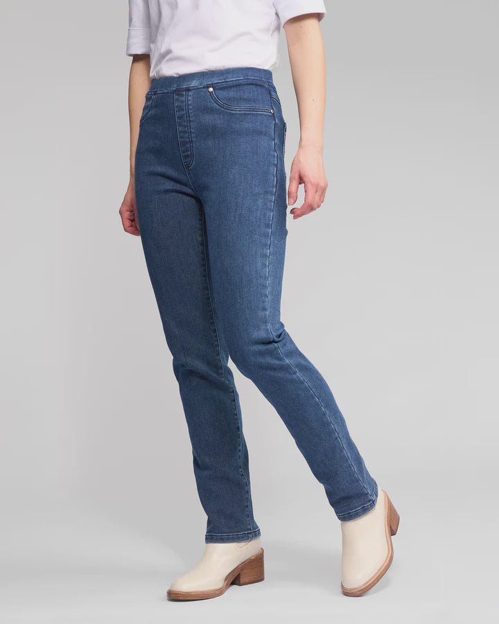 Bay Pull On Brushed Indigo - Vassalli