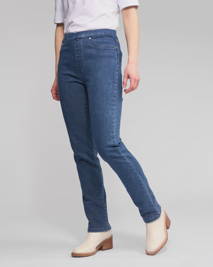 Bay Pull On Brushed Indigo - Vassalli
