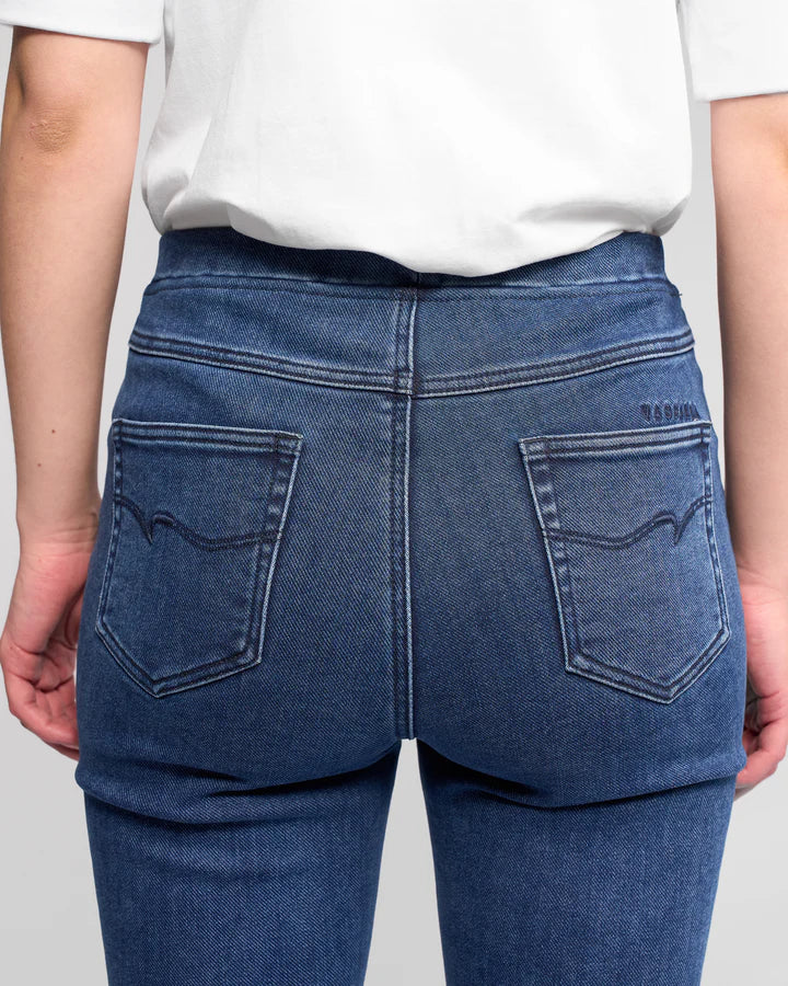 Bay Pull On Brushed Indigo - Vassalli