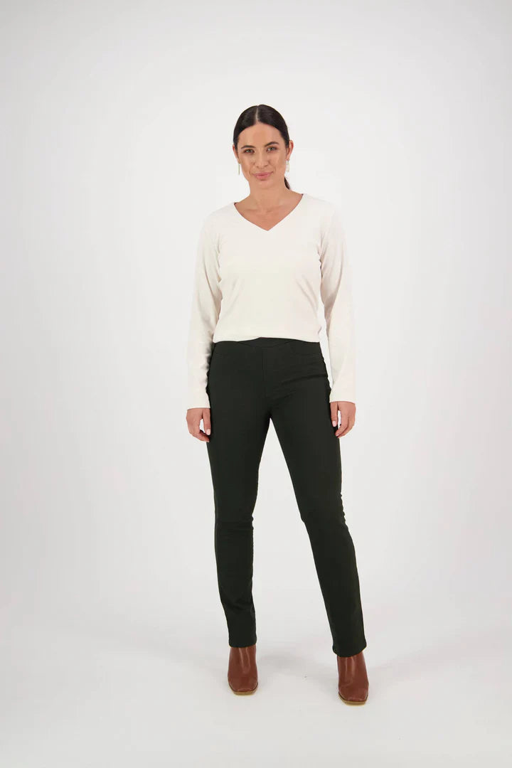 Bay Knit Pull On Forest - Vassalli