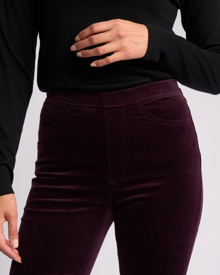 Vassalli-234m-bay-cord-pull-on-mulberry-1-Swannies-Clothing-Merimbula