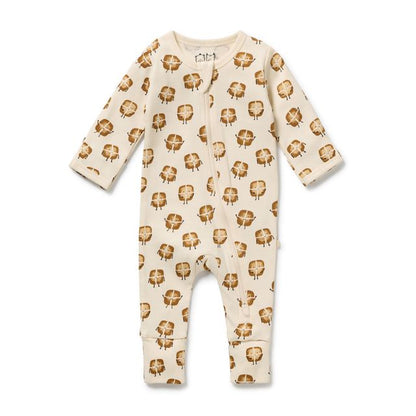 Hot Cross Buns Zipsuit Wilson + Frenchy