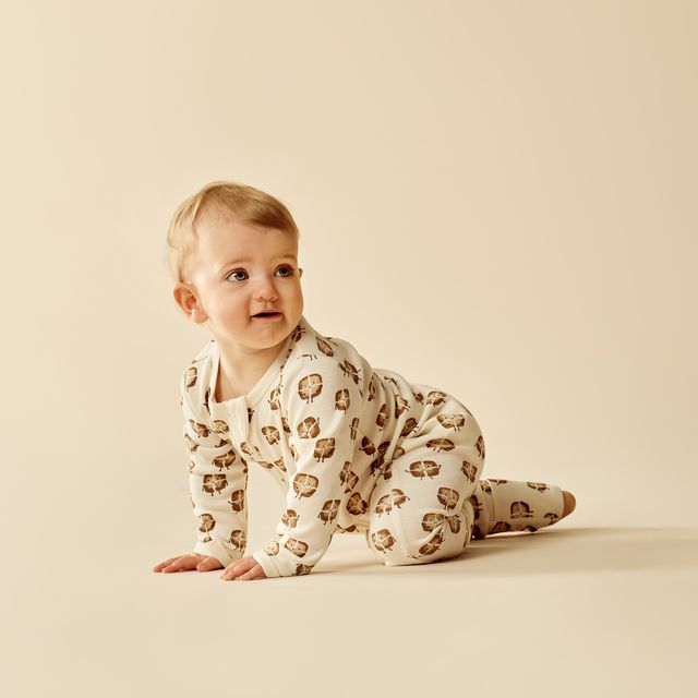 Hot Cross Buns Zipsuit Wilson + Frenchy