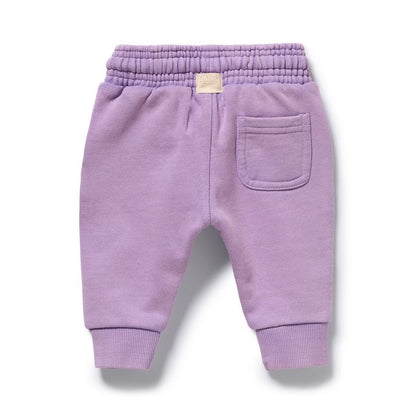 Organic Terry Sweat Pant Berry - Wilson + Frenchy