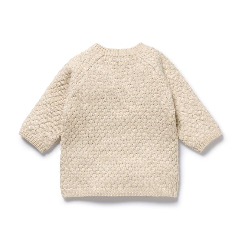 Organic Knitted Bubble Kimono Cardigan - Wilson + Frenchy