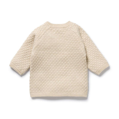 Organic Knitted Bubble Kimono Cardigan - Wilson + Frenchy